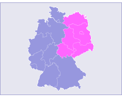 Landkarte Projekte Region Ost